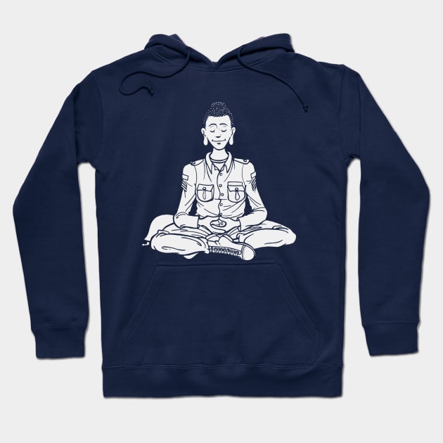 Peace. Everyone is Buddha! Hoodie by danrop